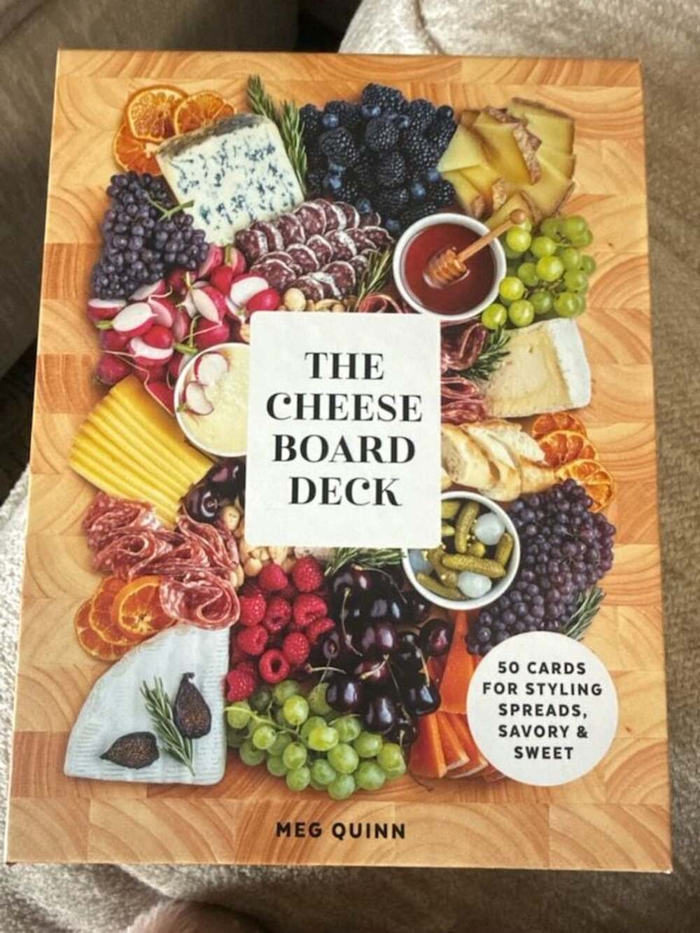 The Cheese Board Deck: 50 Cards for Styling Spreads, Savory & Sweet by Meg Quinn